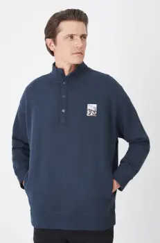 Medicine bluza barbati, culoarea albastru marin, cu imprimeu imagine