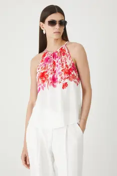 Medicine bluza culoarea alb, cu imprimeu imagine