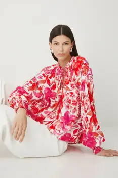 Medicine bluza culoarea alb, cu imprimeu imagine