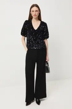 Medicine bluza culoarea albastru marin, cu imprimeu imagine