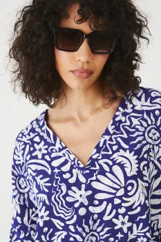 Medicine bluza culoarea albastru marin, modelator imagine