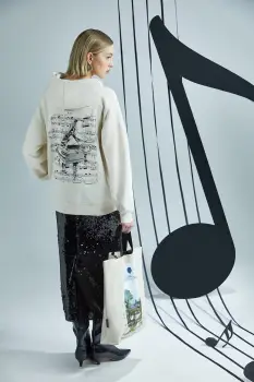 Medicine bluza culoarea bej, cu gluga imagine