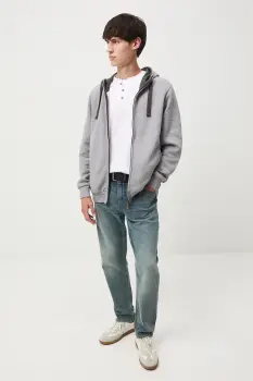 Medicine bluza culoarea gri, cu gluga imagine