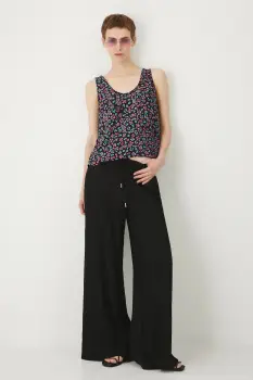 Medicine bluza culoarea neagra pentru femei cu model imagine