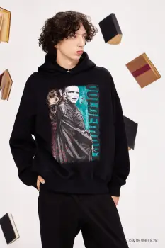 Medicine bluza culoarea negru, cu gluga imagine