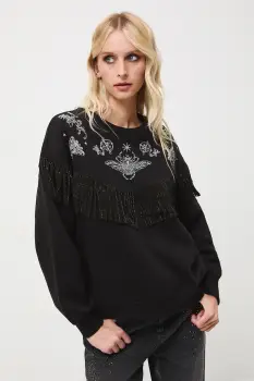 Medicine bluza culoarea negru, cu imprimeu imagine