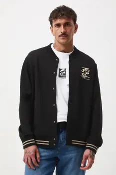 Medicine bluza culoarea negru, cu imprimeu imagine