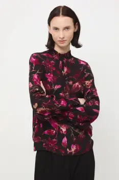 Medicine bluza culoarea negru, modelator imagine