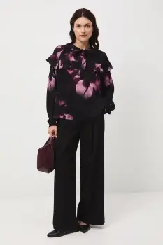 Medicine bluza culoarea negru, modelator imagine