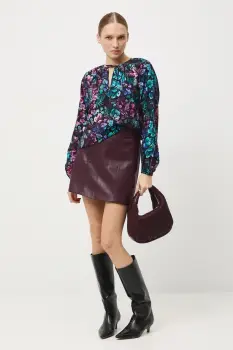 Medicine bluza culoarea negru, modelator imagine