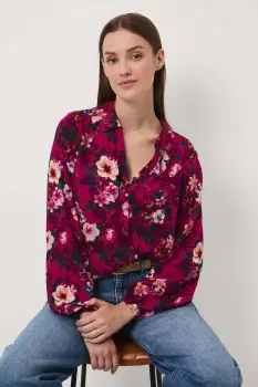 Medicine bluza culoarea roz, cu imprimeu imagine