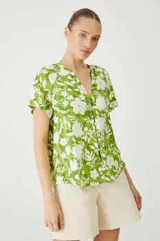 Medicine bluza culoarea verde, modelator imagine