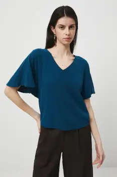 Medicine bluza culoarea verde, uni imagine