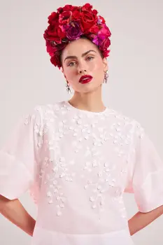 Medicine bluza de dama de bumbac imagine