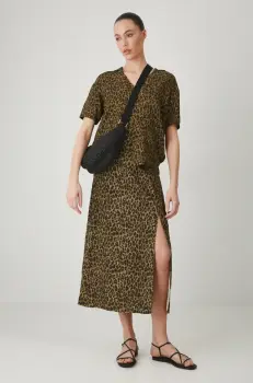 Medicine bluza din amestec de in femei, modelator imagine