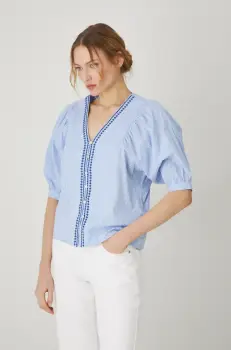 Medicine bluza din bumbac femei, modelator imagine