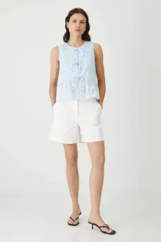 Medicine bluza din bumbac in modele florale imagine