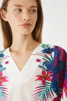 Medicine bluza din bumbac modelator imagine