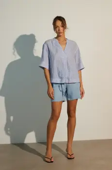 Medicine bluza din in modelator imagine