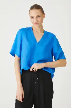 Medicine bluza din in neted imagine