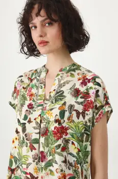 Medicine bluza femei, culoarea bej, modelator imagine