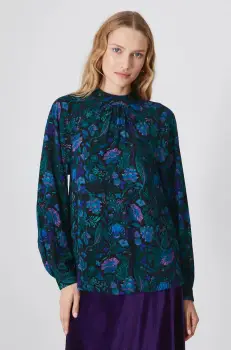 Medicine bluza femei, culoarea negru, modelator imagine