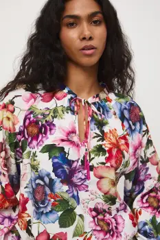 Medicine bluza pentru femei, cu amestec de vascoza imagine