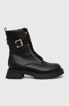 Medicine botine culoarea negru, cu platforma imagine