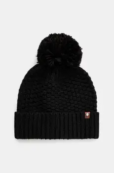 Medicine caciula barbati, culoarea negru, din tricot gros imagine