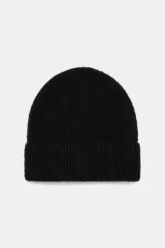 Medicine caciula din amestec de lana culoarea negru imagine