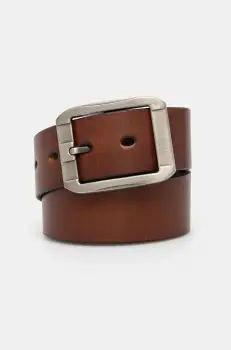 Medicine curea de piele barbati, culoarea maro imagine