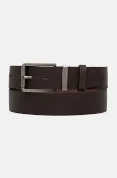 Medicine curea de piele barbati, culoarea maro imagine