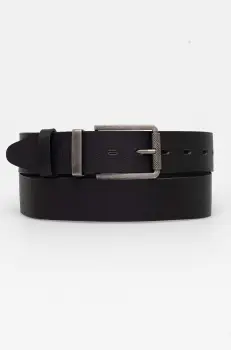 Medicine curea de piele barbati, culoarea negru imagine