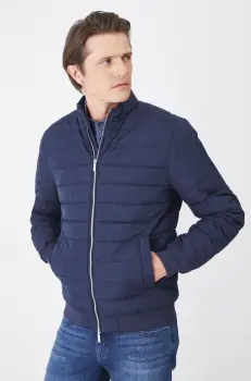 Medicine geaca barbati, culoarea albastru marin, de tranzitie imagine