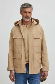 Medicine geaca barbati, culoarea bej, de tranzitie imagine