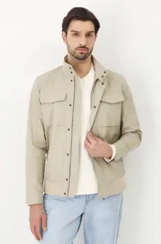 Medicine geaca barbati, culoarea bej, de tranzitie imagine