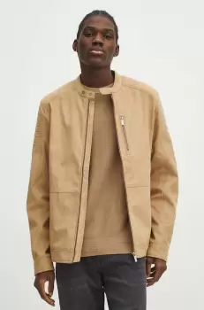 Medicine geaca barbati, culoarea bej, de tranzitie imagine