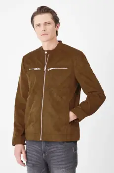 Medicine geaca barbati, culoarea bej, de tranzitie imagine
