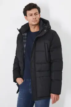 Medicine geaca barbati, culoarea negru, de iarna imagine