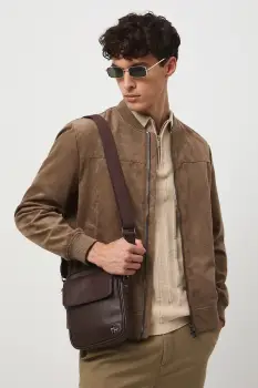 Medicine geaca bomber culoarea bej, de tranzitie imagine