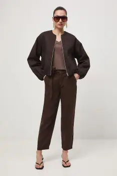 Medicine geaca bomber pentru femei, din bumbac imagine