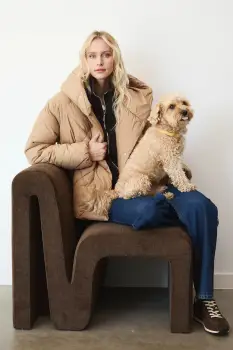 Medicine geaca culoarea bej, de tranzitie imagine