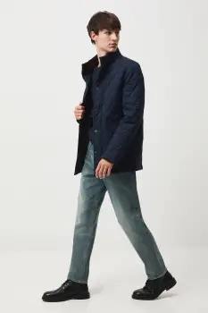 Medicine geaca culoarea bleumarin imagine