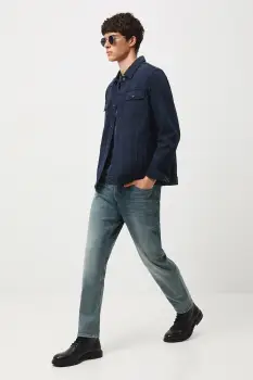 Medicine geaca culoarea bleumarin, de tranzitie imagine