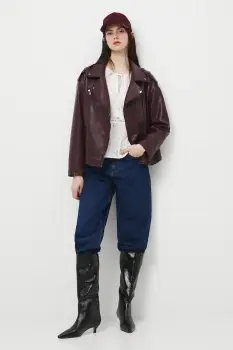 Medicine geaca culoarea bordo, de tranzitie imagine