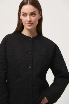 Medicine geaca culoarea negru, de tranzitie, oversize imagine