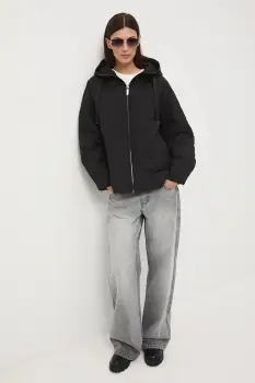 Medicine geaca culoarea negru, de tranzitie, oversize imagine