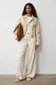 Medicine geaca de blugi pentru femei, din bumbac imagine