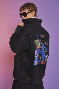 Medicine geaca jeans imagine