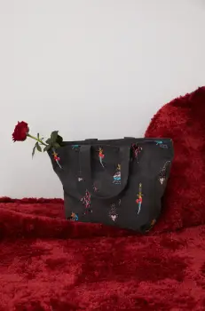 Medicine geanta de bumbac culoarea gri imagine